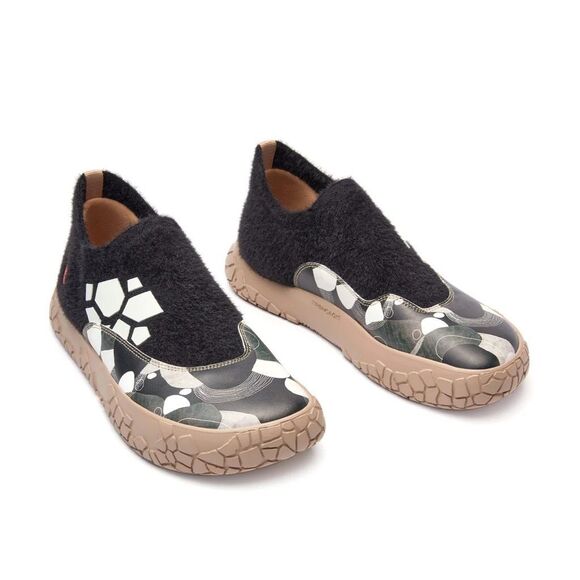 UIN Shoes - UIN Women's Walking Shoes Slip On Sneaker Toledo (MIDNIGHT PATH TRENCADS)